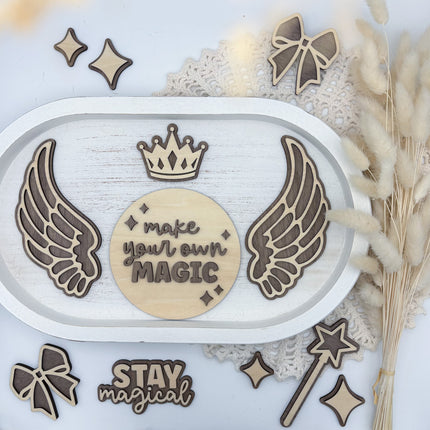 Flatlay Deko Set - Little Fairy dunkel