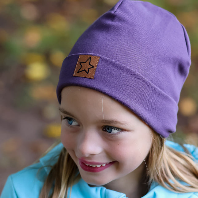 Kunstlederlabel - Stern Mini