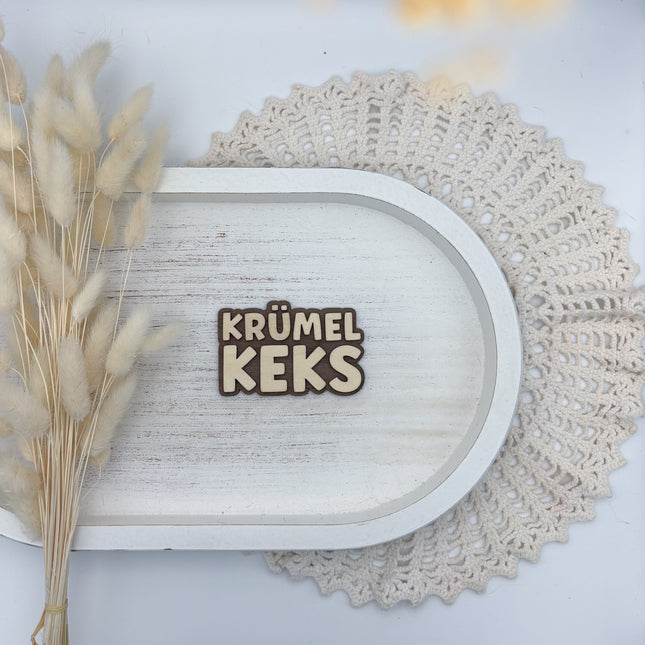 Schild - Krümelkeks