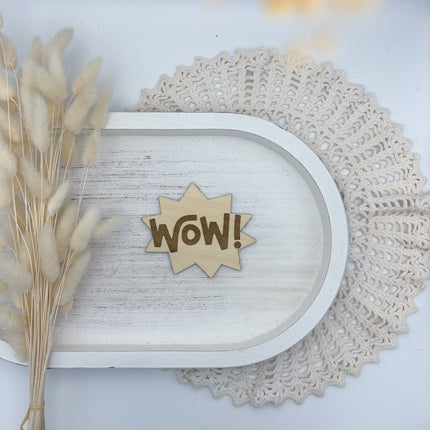 Sprechblase - WOW graviert
