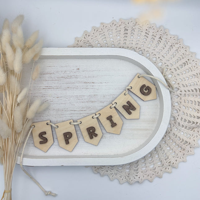 Wimpelkette - Spring