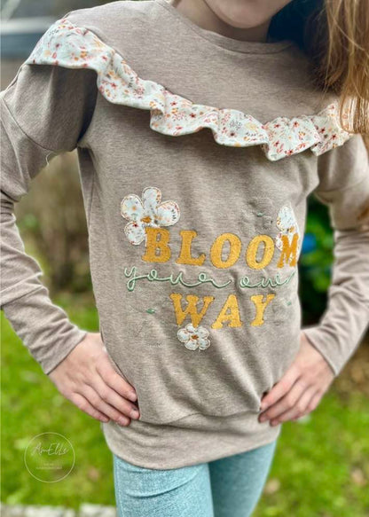Stickdatei - Bloom Vollstick