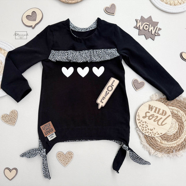 Puff Transfer - Herzen 3er Reihe