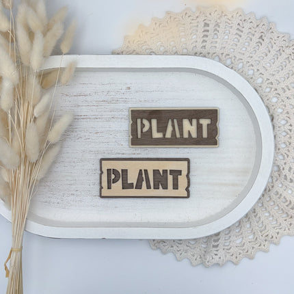 Schild - Plant