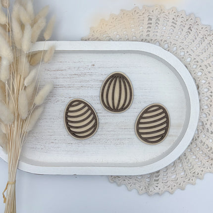3er Set Eier