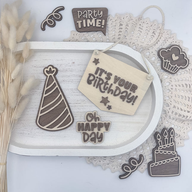 Flatlay Deko Set - Oh happy day