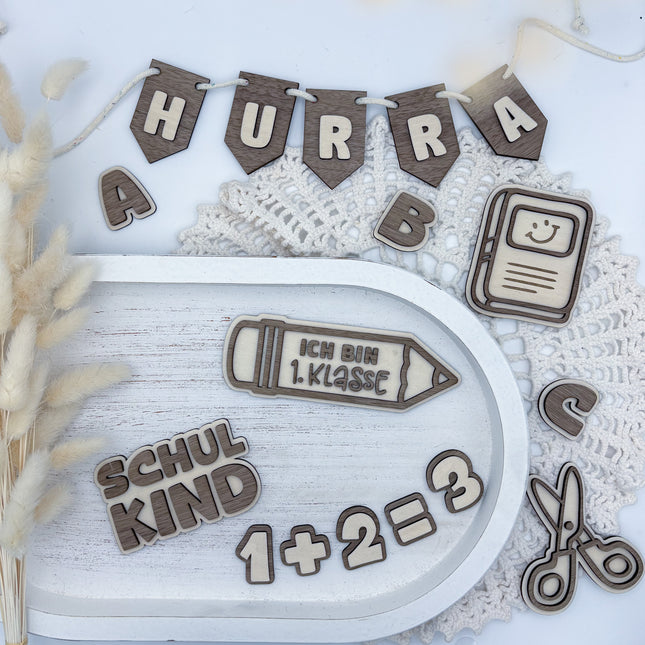 Flatlay Deko Set - 1. Klasse