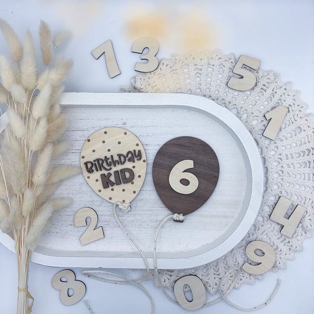 Ballons - Birthday Kid/Zahlen