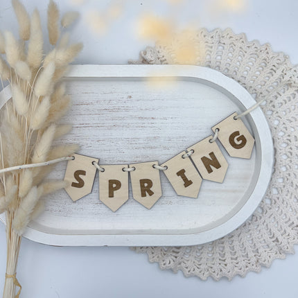 Wimpelkette - Spring
