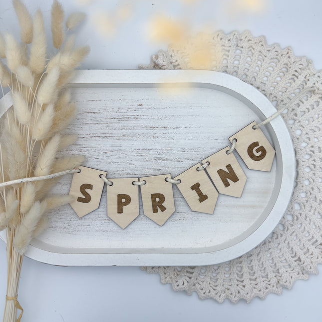 Wimpelkette - Spring