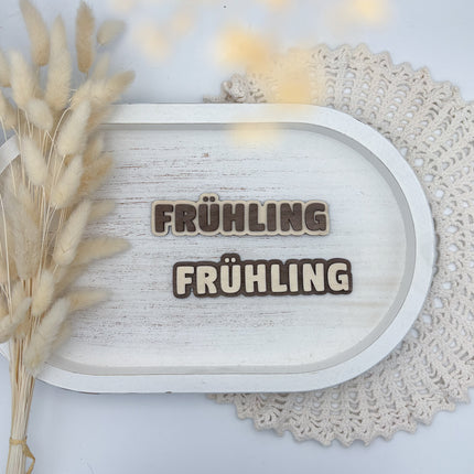 Schild - Frühling groß