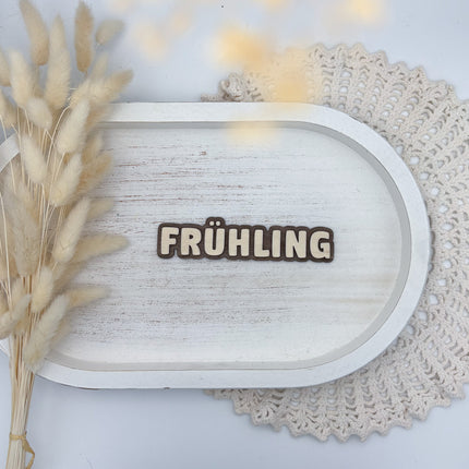 Schild - Frühling groß