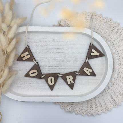 Lagerware - Wimpelkette - Hooray