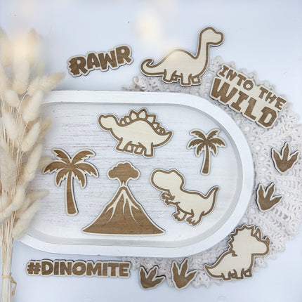 Flatlay Deko Set - Dinomite Maxi graviert
