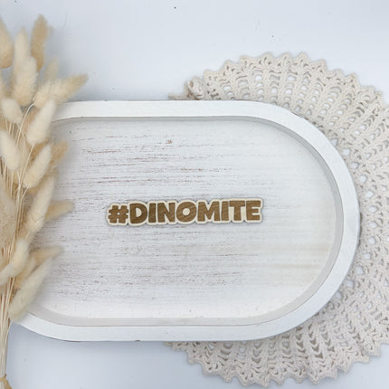 Schild - #dinomite