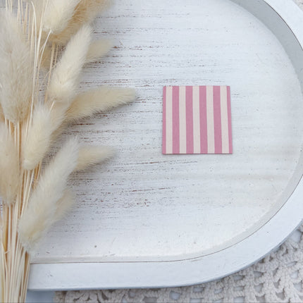 Klapp Weblabel - Rosa Stripes