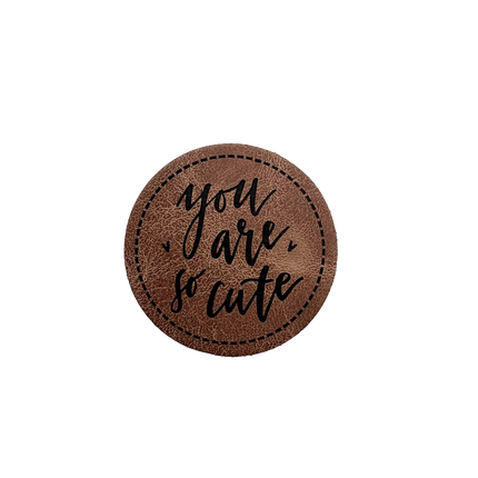 you are so cute - Iron on