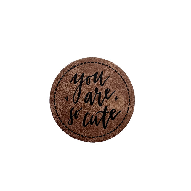 you are so cute - Iron on