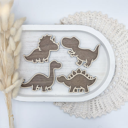 Flatlay Deko Set - Dinos 4er Set