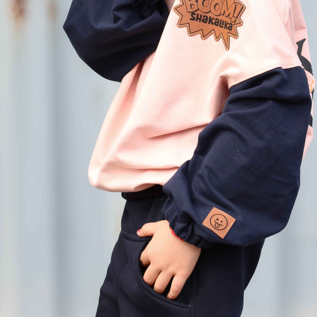 Kunstlederlabel - Smile frech Mini