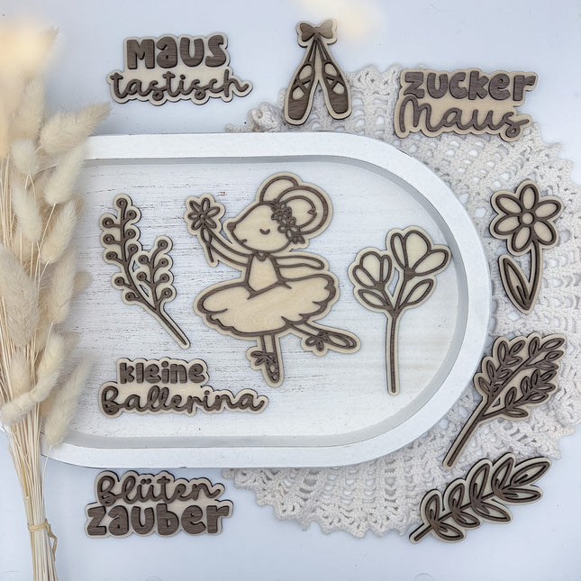 SVG Laserdatei - Kleine Ballerina inkl. Gewerbelizenz