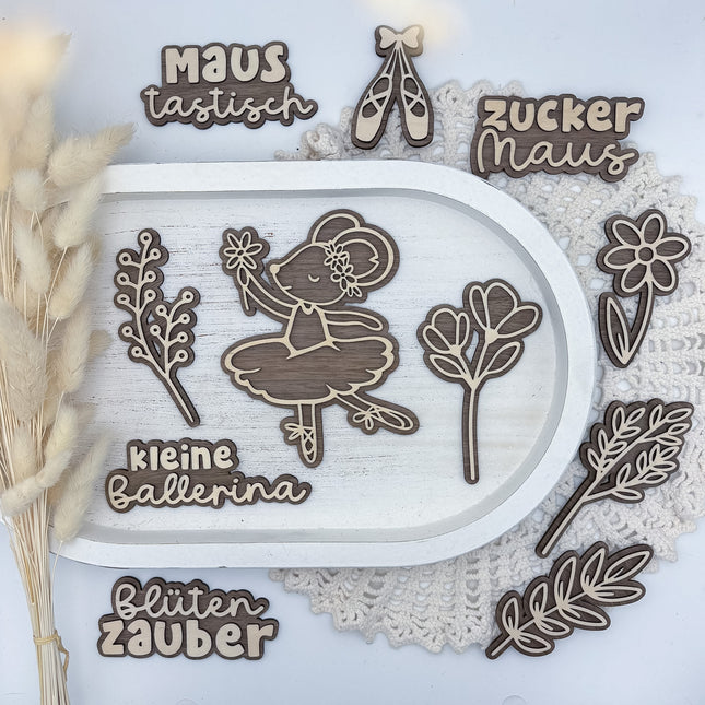 Flatlay Deko Set - kleine Ballerina