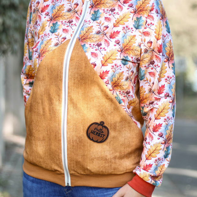 Kunstlederlabel - Hallo Herbst