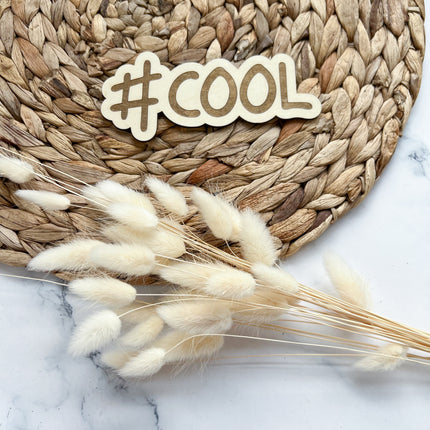Schild - #COOL graviert