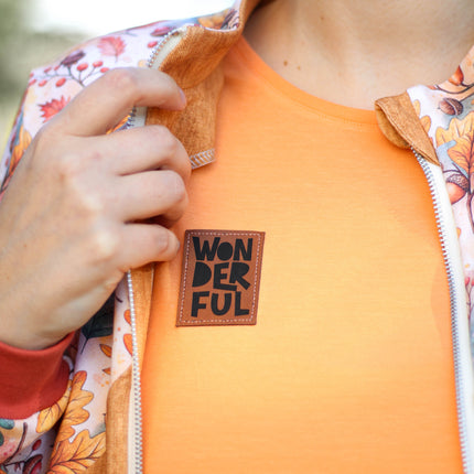 Kunstlederlabel - Wonderful
