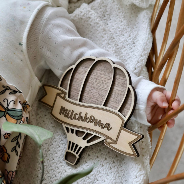 Meilenstein Set "Heißluftballon"