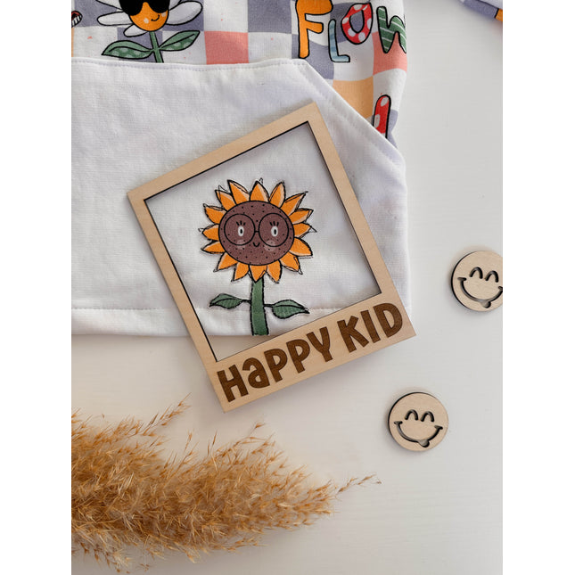 Polaroid Rahmen - Happy Kid graviert