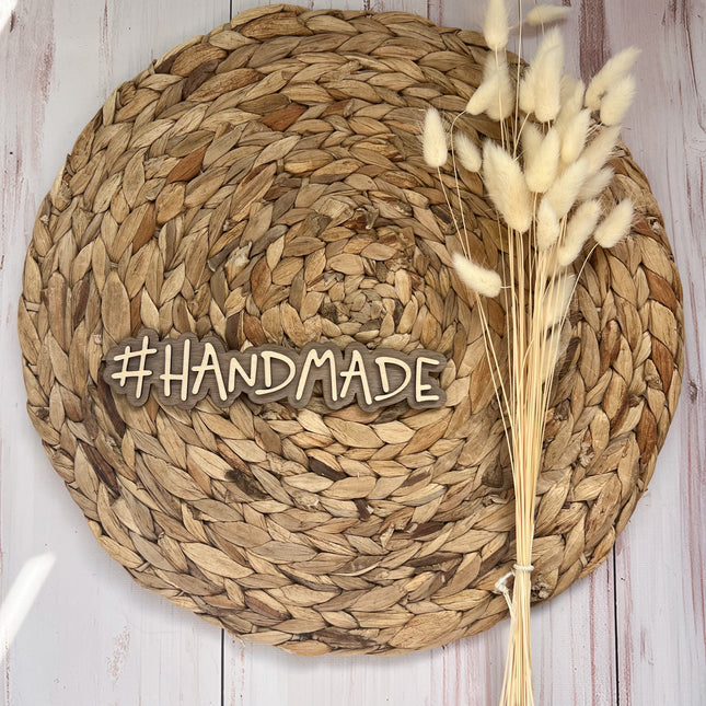 Schild - #HANDMADE