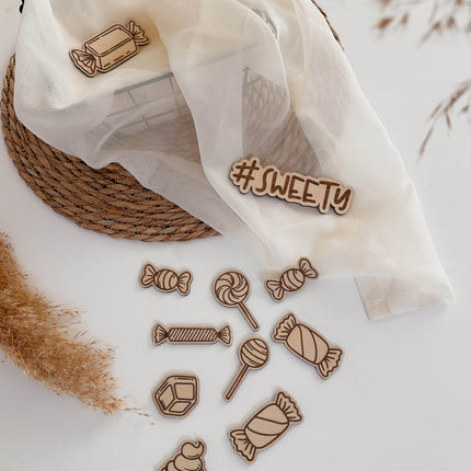 Flatlay Set - Candy Bar graviert