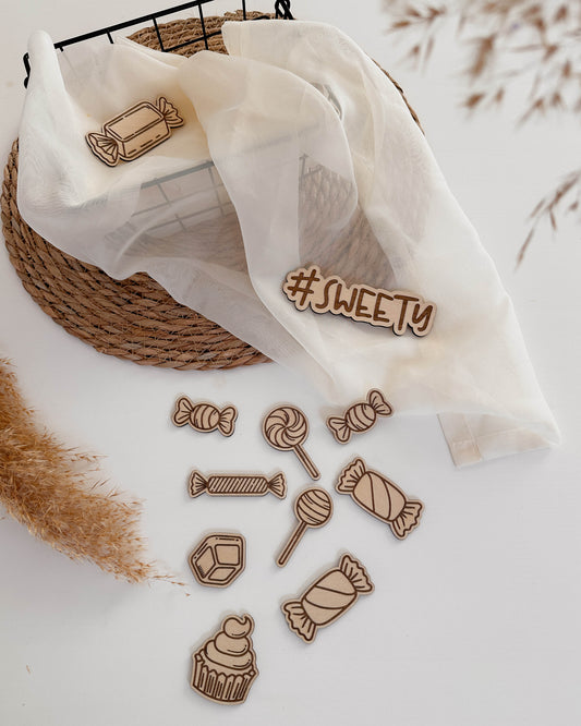 Flatlay Set - Candy Bar graviert