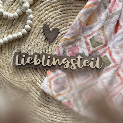 Flatlay Set - Lieblingsteil dunkel