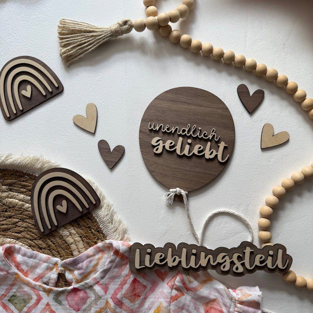 Flatlay Set - Lieblingsteil dunkel