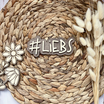 Schild - #LIEBS