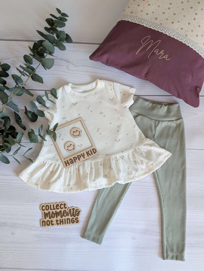 Flatlay Set - Happy graviert