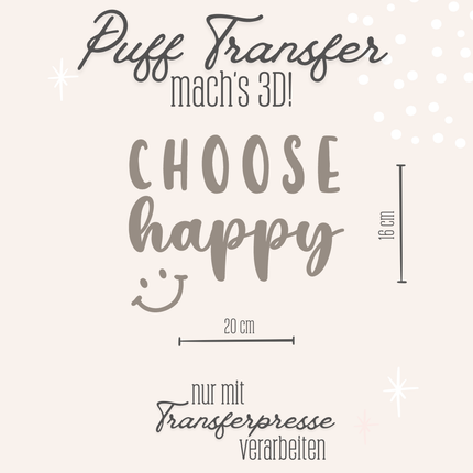Puff Transfer - choose happy taupe