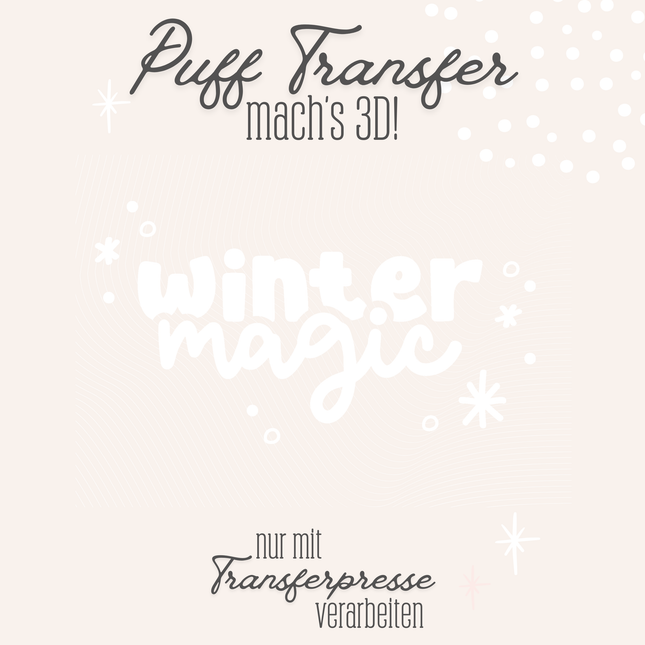 Puff Transfer - Winter magic