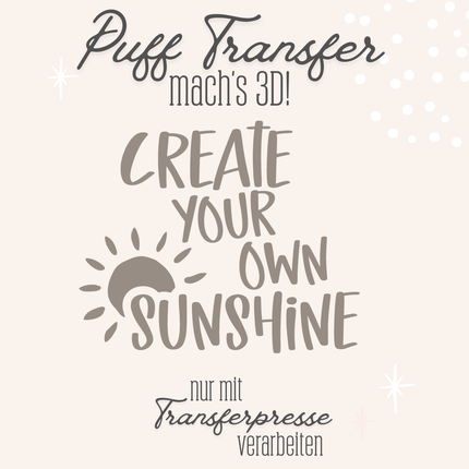 Puff Transfer - Create your own sunshine