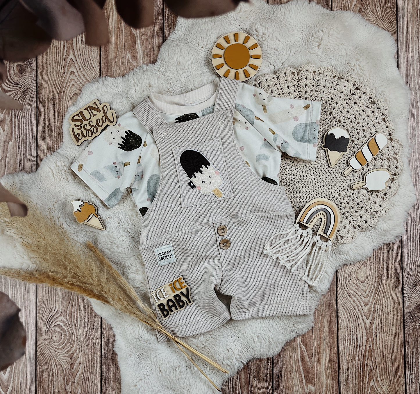 Flatlay Set - Ice Ice Baby gelb