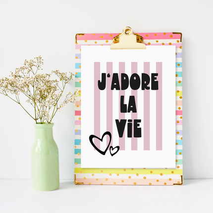 Plottdatei - J'adore la vie