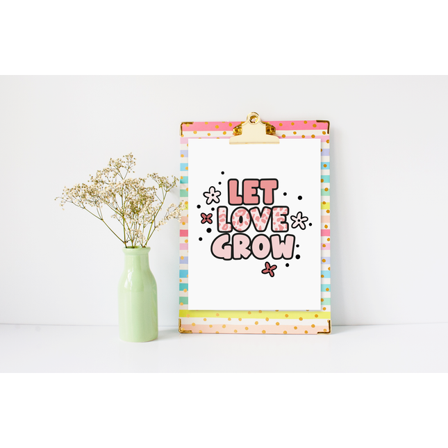Let love grow Rosa Leo