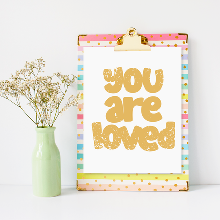 VB - you are loved gelb