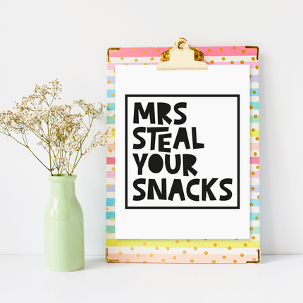 VB - Mrs steal your snacks