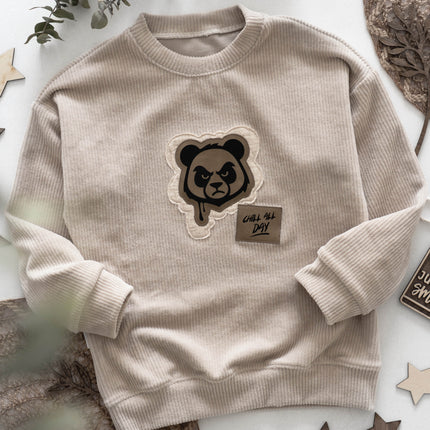 Kunstlederlabel - Panda