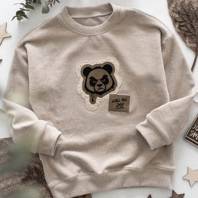 Kunstlederlabel - Panda